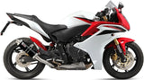 Exhaust Tip With Noise Certification Gp Steel Black - Mivv Compatible With Honda Hornet 600 (2007-2013)