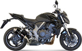 Non-Catalytic Exhaust Tip With Sound Certification Gp Steel Black - Mivv Compatible With Honda Cb 1000 R (2008-2017)