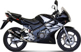 Complete Non-Catalytic Exhaust System With Sound Certification Gp Steel Black - Mivv Compatible With Honda Cbr 125 R (2004-2010)