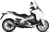 Exhaust Tip With Noise Certification Suono Stainless Steel Carbon - Mivv Compatible With Honda Nc 750 X (2014-2015)