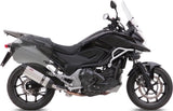 Exhaust Tip With Noise Certification Suono Stainless Steel Carbon - Mivv Compatible With Honda Nc 750 S (2014-2015)