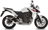 Exhaust Tip With Noise Certification Gp Carbon - Mivv Compatible With Honda Cb 500 X (2013-2015)