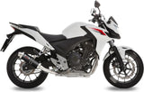 Exhaust Tip With Noise Certification Gp Carbon - Mivv Compatible With Honda Cb 500 F (2013-2015)