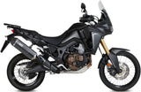 Complete Non-Catalytic Exhaust System With Sound Certification Speed Edge Steel Black Carbon - Mivv Compatible With Honda Crf 1000 L Africa Twin (2016-2019)