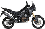 Complete Non-Catalytic Exhaust System With Sound Certification Speed Edge Steel Black Carbon - Mivv Compatible With Honda Crf 1000 L Africa Twin (2016-2019)
