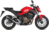 Exhaust Tip With Noise Certification Gp Steel Black - Mivv Compatible With Honda Cb 500 F (2016-2018)