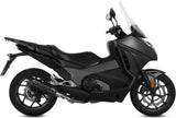 Exhaust Tip With Noise Certification Suono Steel Black Carbon - Mivv Compatible With Honda Nc 750 X (2016-2022)