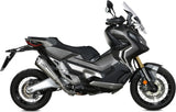 Complete Non-Catalytic Exhaust System With Sound Certification Delta Race Stainless Steel Carbon - Mivv Compatible With Honda X-Adv 750 (2017-2024)
