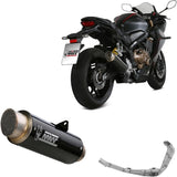 Complete Non-Catalytic Exhaust System With Sound Certification Gppro Carbon - Mivv Compatible With Honda Cbr 650 R (2019-2023)