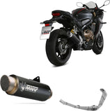 Complete Catalytic Exhaust System With Sound Certification Gppro Steel Black - Mivv Compatible With Honda Cbr 650 R (2019-2023)
