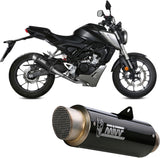 Complete Non-Catalytic Exhaust System With Sound Certification Gppro Carbon - Mivv Compatible With Honda Cb 125 R (2018-2020)