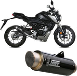 Complete Non-Catalytic Exhaust System With Sound Certification Gppro Carbon - Mivv Compatible With Honda Cb 125 R (2018-2020)