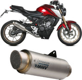Complete Catalytic Exhaust System With Sound Certification Gppro Titanium - Mivv Compatible With Honda Cb 125 R (2021-2024)