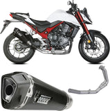 Complete Non-Catalytic Exhaust System With Sound Certification Delta Race Carbon Carbon - Mivv Compatible With Honda Cb 750 Hornet (2023-2024)