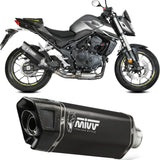 Exhaust Tip With Noise Certification Sr-1 Steel Black - Mivv Compatible With Honda Cb 750 Hornet (2023-2024)
