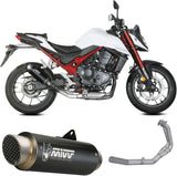 Complete Non-Catalytic Exhaust System With Sound Certification Gppro Steel Black - Mivv Compatible With Honda Cb 750 Hornet (2023-2024)
