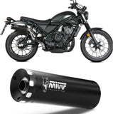 Exhaust Tip With Noise Certification Hr-1 Steel Black - Mivv Compatible With Honda Cl 500 (2023-2024)