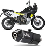 Exhaust Tip With Noise Certification Speed Edge Steel Black Carbon - Mivv Compatible With Husqvarna Norden 901 (2022-2024)
