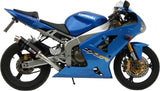 Exhaust Tip With Noise Certification Gp Steel Black - Mivv Compatible With Kawasaki Zx 6R 636 (2003-2004)