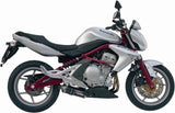 Non-Catalytic Exhaust Tip With Sound Certification Oval Carbon - Mivv Compatible With Kawasaki Er-6 N (2005-2011)