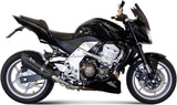 Catalytic Exhaust Tip With Sound Certification Suono Steel Black Carbon - Mivv Compatible With Kawasaki Z 750 (2007-2014)