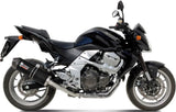 Catalytic Exhaust Tip With Sound Certification Oval Carbon Carbon - Mivv Compatible With Kawasaki Z 750 (2007-2014)