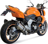 Dual Exhaust System With Sound Certification Suono Stainless Steel Carbon - Mivv Compatible With Kawasaki Z 1000 (2007-2009)