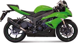 Exhaust Tip With Noise Certification Suono Steel Black Carbon - Mivv Compatible With Kawasaki Zx 6R 636 (2013-2016)