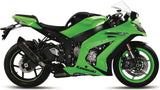 Non-Catalytic Exhaust Tip With Sound Certification Suono Steel Black Carbon - Mivv Compatible With Kawasaki Zx-10R (2011-2015)