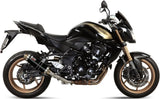 Catalytic Exhaust Tip With Sound Certification Gp Steel Black - Mivv Compatible With Kawasaki Z 750 R (2011-2014)