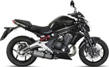 Complete Non-Catalytic Exhaust System With Sound Certification Suono Stainless Steel Carbon - Mivv Compatible With Kawasaki Er-6 F (2012-2016)