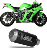 Exhaust Tip With Noise Certification Mk3 Carbon - Mivv Compatible With Kawasaki Zx 10R - Rr - Se (2016-2024)