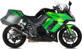 Dual Exhaust System With Sound Certification Gp Carbon - Mivv Compatible With Kawasaki Z 1000 Sx (2014-2019)