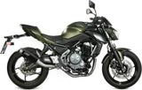 Complete Catalytic Exhaust System With Sound Certification Gppro Steel Black - Mivv Compatible With Kawasaki Z 650 (2017-2023)