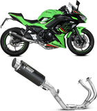 Complete Catalytic Exhaust System With Sound Certification Gppro Steel Black - Mivv Compatible With Kawasaki Ninja 650 (2024)