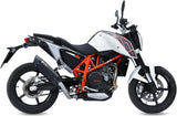 Exhaust Tip With Noise Certification Suono Steel Black Carbon - Mivv Compatible With Ktm 690 Duke (2012-2018)