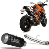 Non-Catalytic Exhaust Tip With Sound Certification Mk3 Carbon - Mivv Compatible With Ktm Duke 1290 (2014-2019)