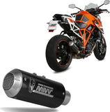 Exhaust Tip With Noise Certification Mk3 Carbon - Mivv Compatible With Ktm Duke 1290 (2014-2019)