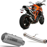 Non-Catalytic Exhaust Tip With Sound Certification Mk3 Stainless Steel - Mivv Compatible With Ktm Duke 1290 (2014-2019)
