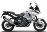 Exhaust Tip With Noise Certification Speed Edge Stainless Steel Carbon - Mivv Compatible With Ktm 1050 Adventure (2015-2016)