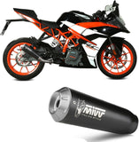 Exhaust Tip With Noise Certification X-M1 Steel Black - Mivv Compatible With Ktm Rc 390 (2017-2020)