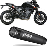 Exhaust Tip With Noise Certification X-M5 Steel Black Carbon - Mivv Compatible With Ktm 890 Duke (2020-2024)