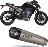 Exhaust Tip With Noise Certification X-M5 Titanium Carbon - Mivv Compatible With Ktm 790 Duke (2023-2024)