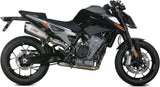 Exhaust Tip With Noise Certification Delta Race Stainless Steel Carbon - Mivv Compatible With Ktm 790 Duke (2018-2020)