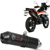 Exhaust Tip With Noise Certification Oval Carbon Carbon - Mivv Compatible With Ktm 790 Adventure (2019-2020)