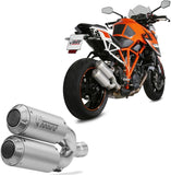 Dual Exhaust System With Sound Certification Mk3 Stainless Steel - Mivv Compatible With Ktm Duke 1290 (2014-2019)
