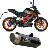 Exhaust Tip With Noise Certification Gppro Carbon - Mivv Compatible With Ktm 125 Duke (2021-2023)