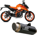 Exhaust Tip With Noise Certification Gppro Carbon - Mivv Compatible With Ktm 125 Duke (2024)