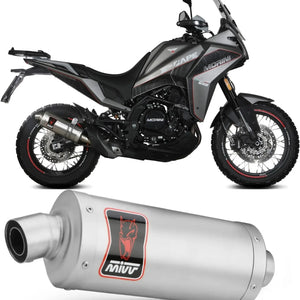 Exhaust Tip With Noise Certification Dakar Stainless Steel - Mivv Compatible With Moto Morini X-Cape 649 (2021-2024)