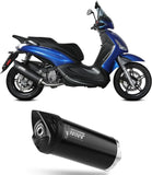 Complete Catalytic Exhaust System With Sound Certification Mover Steel Black - Mivv Compatible With Piaggio Beverly 350 (2017-2020)